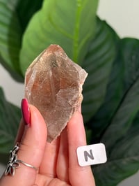 Image 15 of CHOOSE YOUR OWN NATURAL (UNPOLISHED) RUTILE IN QUARTZ POINT -BRAZIL-