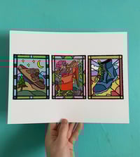 Image 2 of Queer Shoe Trifecta Print 