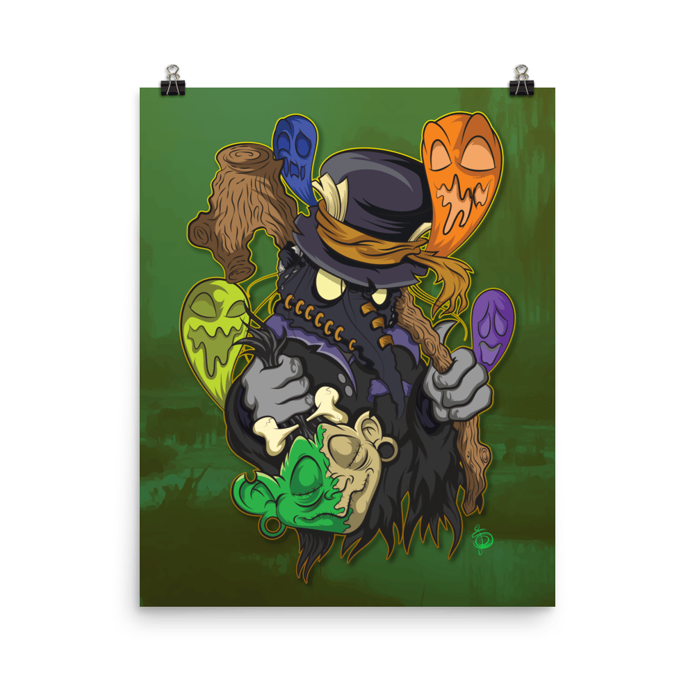 Plague Dr. of the Bayou Print