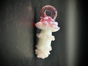Image of Pink Amanita Muscaria Pendant