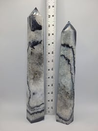 Image 3 of Black Sardonyx Agate Large Crystal Towers - 2 Styles