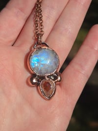 Image 1 of ***DISCOUNTED*** Electroformed Jelly opal necklace 02