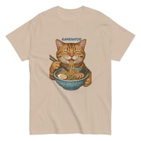 Image 8 of Unisex classic tee, Ramenator Cat T-Shirt | Funny Ramen Cat Graphic Tee
