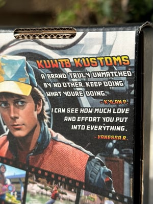 Image of KUWTB Kustoms BTTF DMC Delorean & E24 633CSi Pin Package