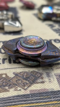 Image 2 of Preorder A New Linkage Button---DOME in Crystallized Ti