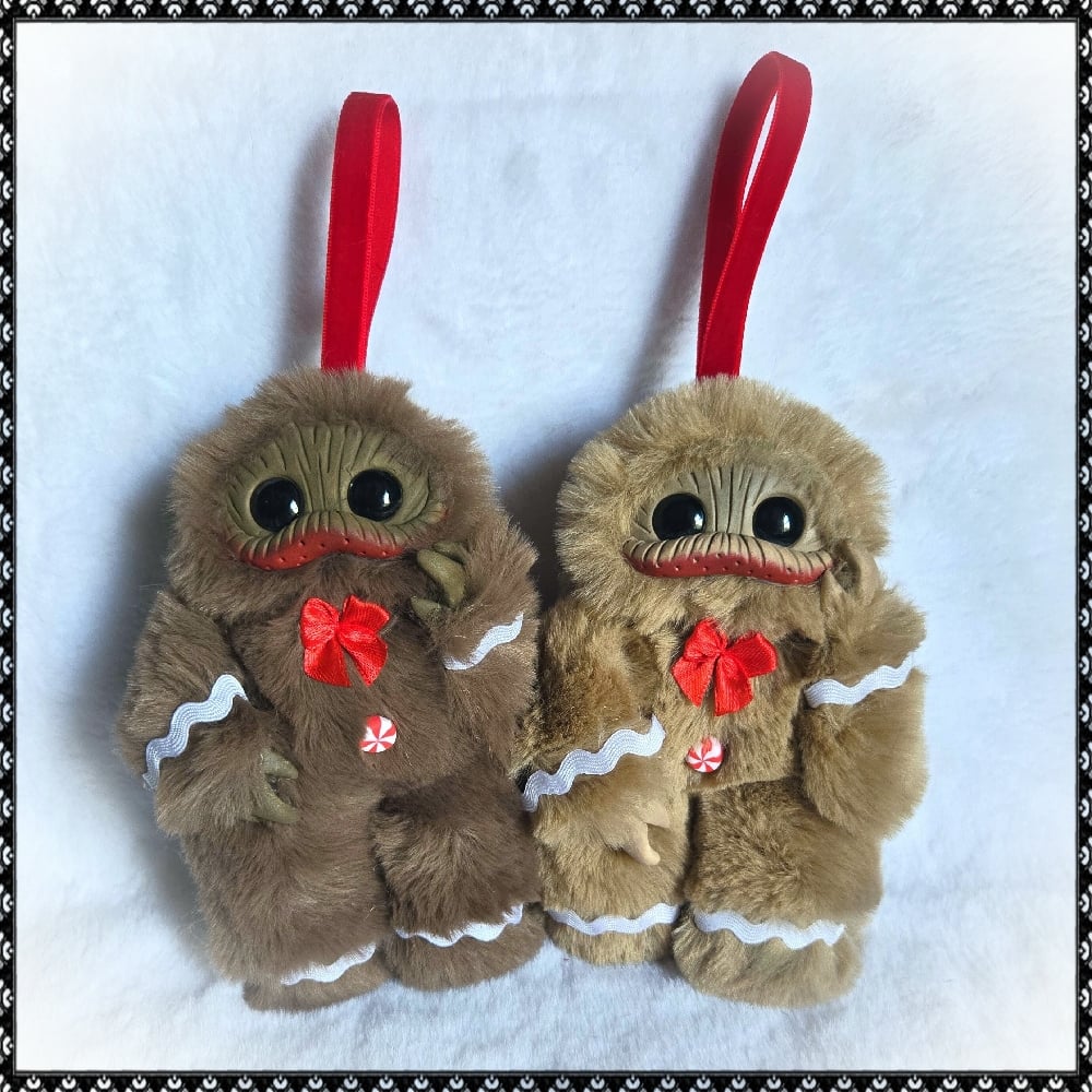 Image of Tan GingerBeastie Ornament/Clip