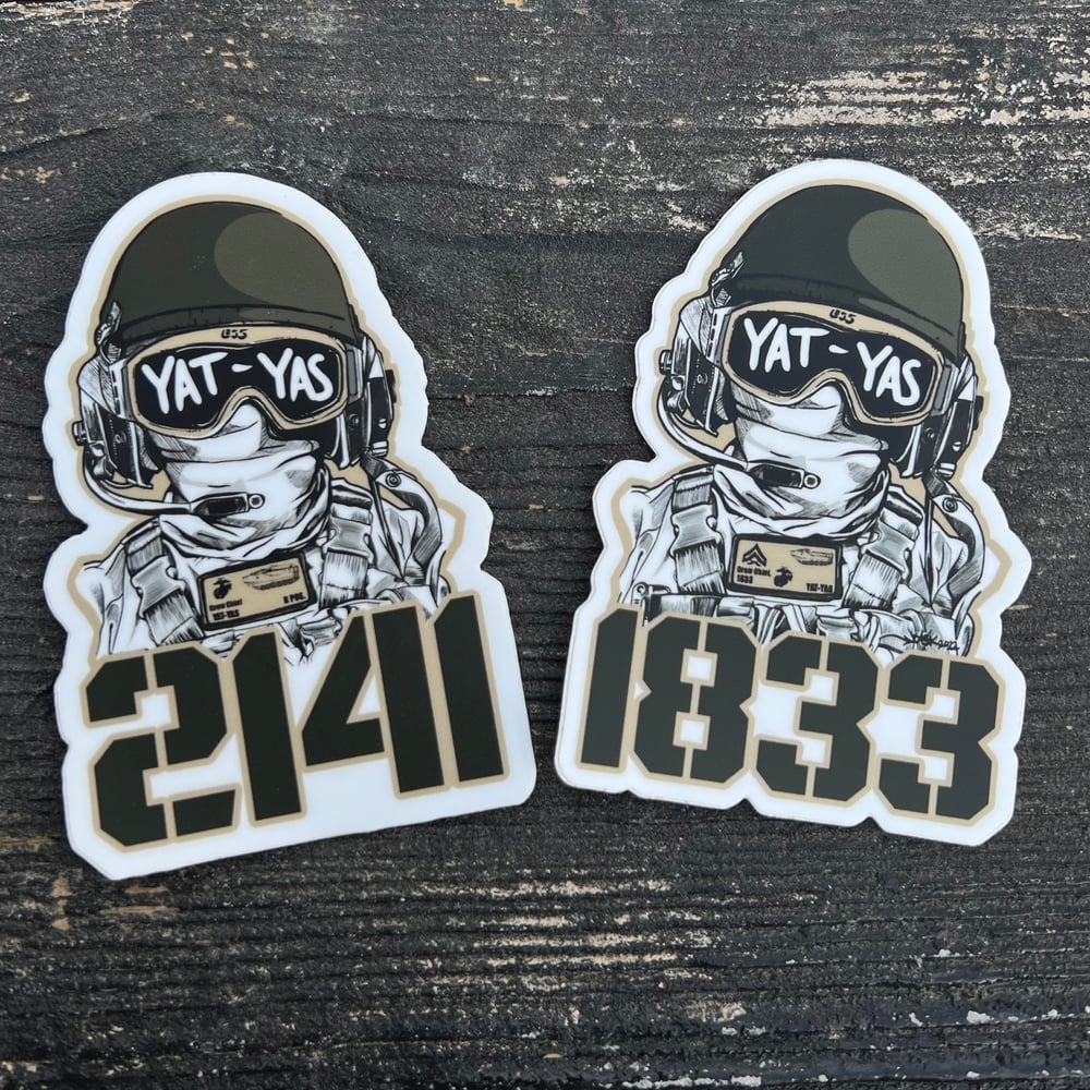 1833/2141 Crew Chief Sticker