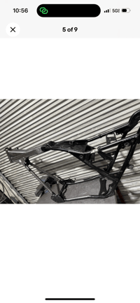 Image 7 of 2002-2007 Tinworksinc Harley Davidson Touring Bagger Stock Replacement Frame  USA Made