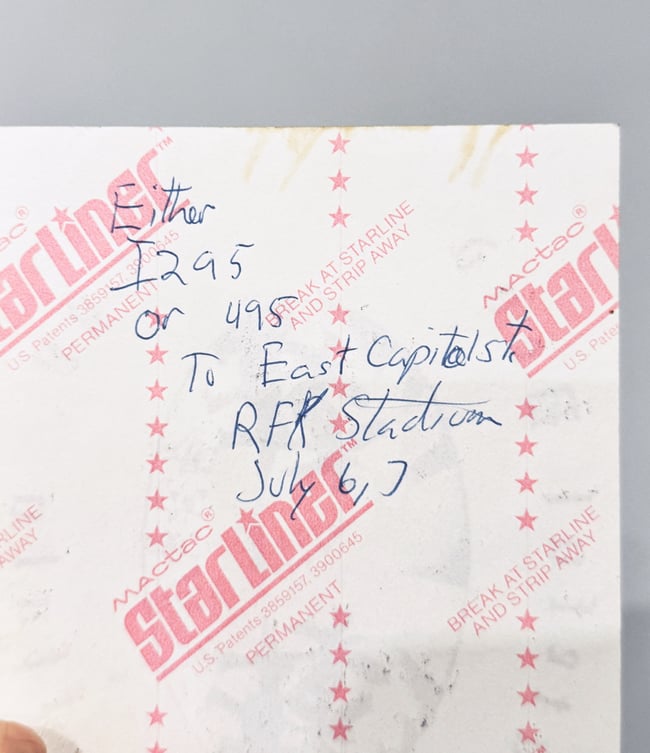 Grateful Dead Buffalo 1986 5.5” Sticker 