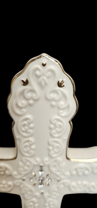 Image 11 of Mikasa Ivory and Gold Cross