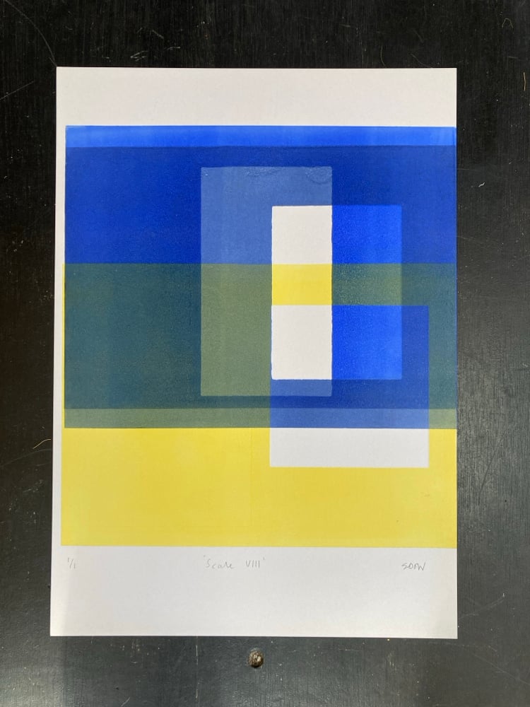 Image of ‘Scale’ monoprints