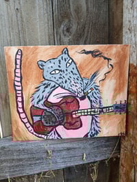 Image 9 of Possum Playing Resonator Guitar 