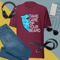 Image 4 of TAKE CARE OF YOUR BEARD Bella Canva t-shirt