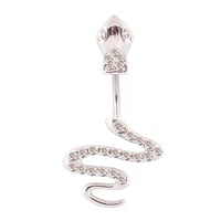 Image 1 of Snake Belly Ring