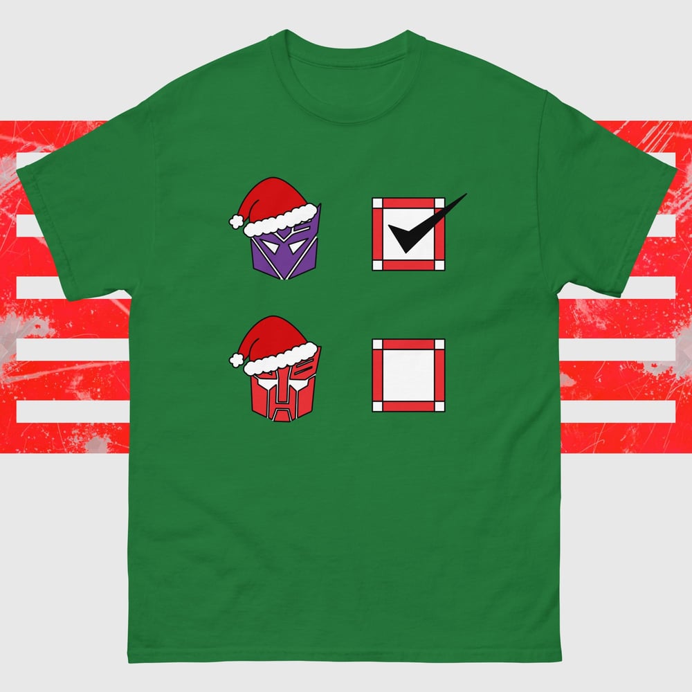 Image of Christmas Novelty Bot or Con? Con!! Unisex classic tee