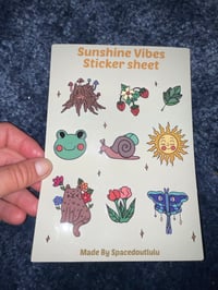 Image 1 of Sunshine sticker sheet 