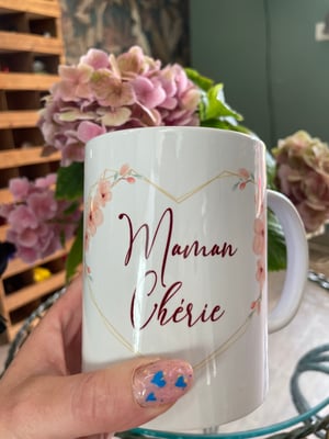 Image of Mug tasse Maman chérie cadeau personnalisable