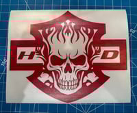 Image 1 of HD Skull and Shield Graphic