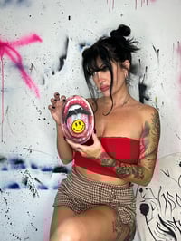 Image 5 of “HAPPY PILL” ORIGINAL PAINTING ON CANVAS 7”x5”