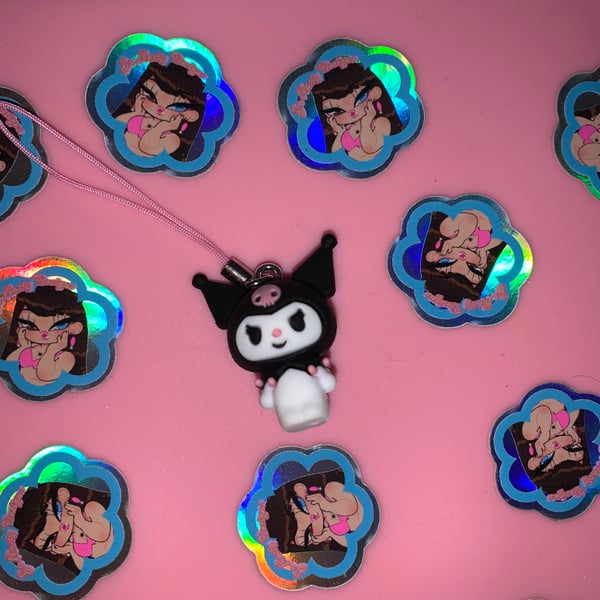 Image of Naughty Bunny 3D Cell Phone Charm