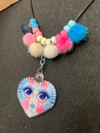 Image 3 of Charm-Puff Necklace: Trans Sweetheart