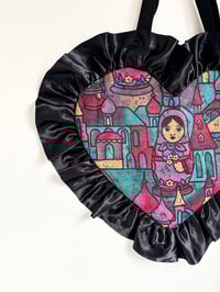 Image 2 of Matryoshka Doll Heart Bag Limited Edition – LFW Collection 🖤🪆