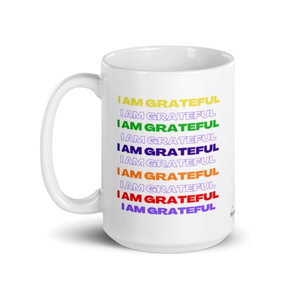 Image of I AM GRATEFUL Mantra Mug