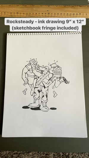 Rocksteady ACAB Original Ink Drawing 