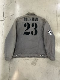 Image 2 of Custom Jean Jacket Beckham 2005-06