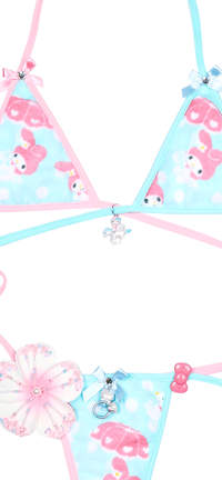 Image 3 of My melody umbrella flying