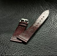 Image 3 of Russian Grain Burgundy Museum Watch Strap