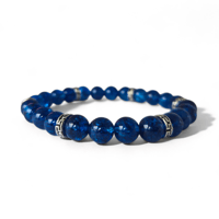 Image 1 of Blue Crackle Quartz Bracelet