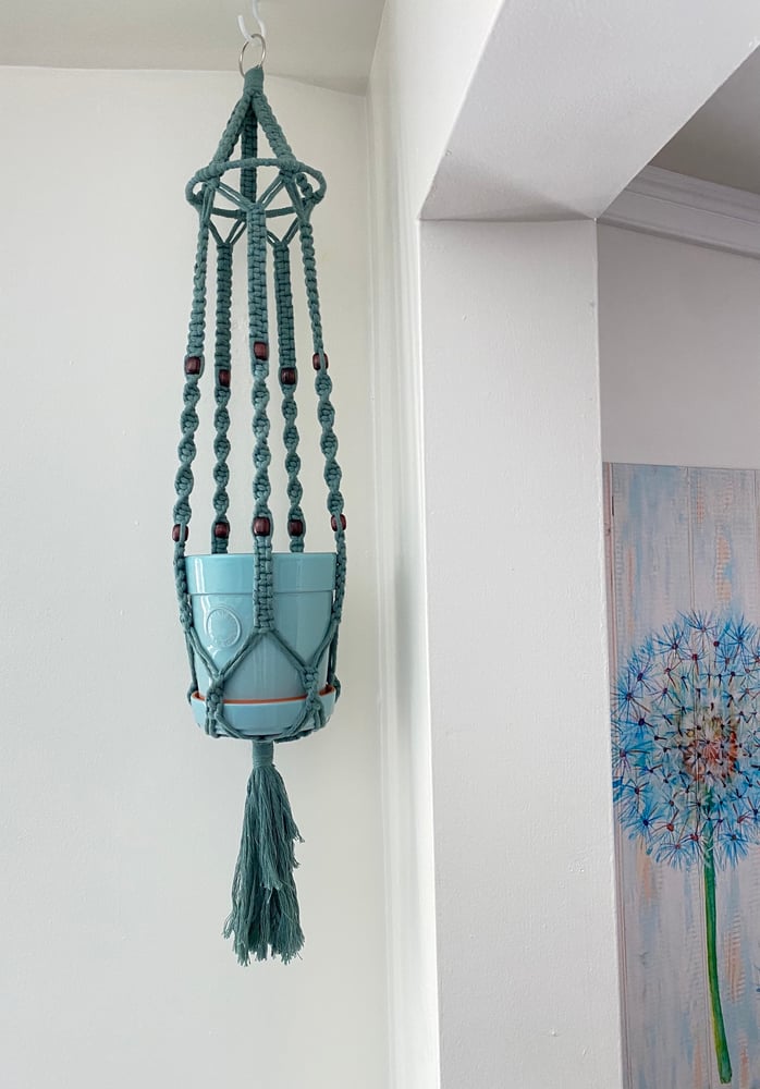 Image of Retro style plant hanger