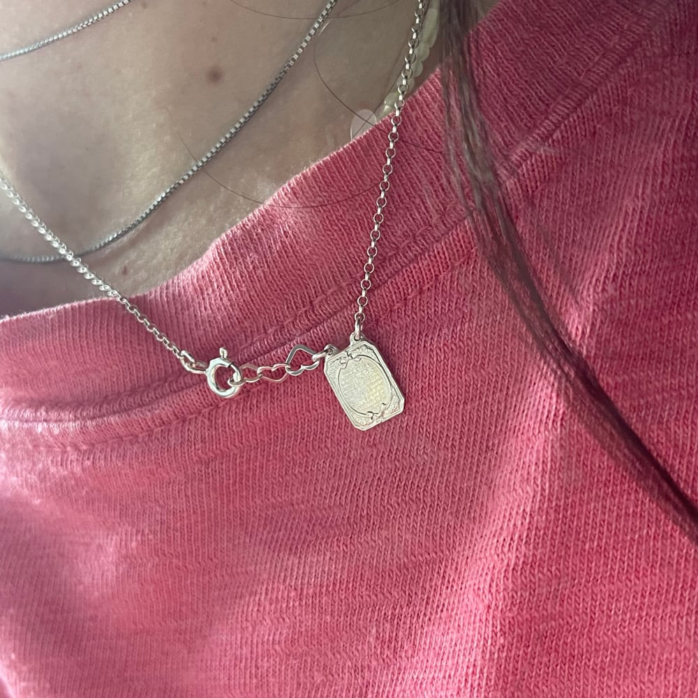 Image of escapulario necklace