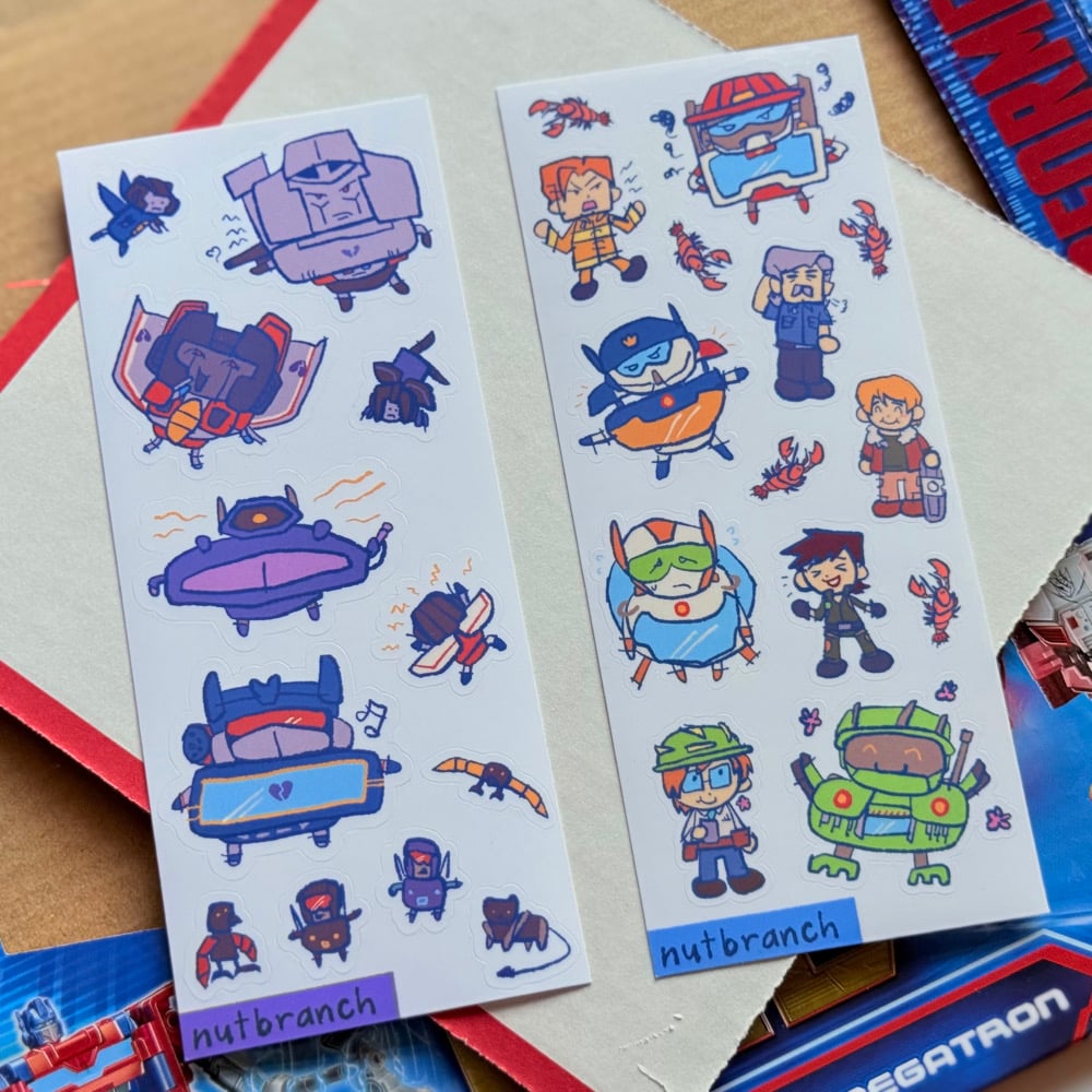 Image of TF Sticker Sheets