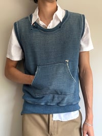 Image 5 of Kapital Kounty Boro Sweater Vest - 3