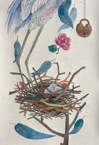 Image 3 of White Egret & Victorian Lock