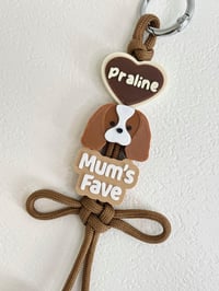 Image 4 of PERSONALIZED PAWTRAIT BAG CHARM - BROWN