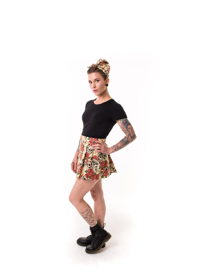 Skirt - Skulls N’Roses 
