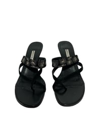 Image 1 of Manolo Blahnik Thong Toe Sandals