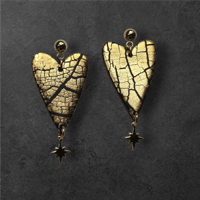 Image 3 of ​Midnight Star Celestial Earrings