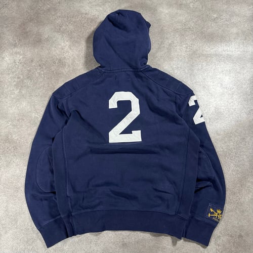 Image of Ralph Lauren 1/4 Button Up Hooide, Size Medium