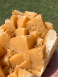 Image 3 of Orange Rhombohedral Calcite Cluster Specimen | Yunnan China #2889