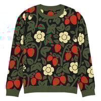 Image 6 of Strawberries Knitted Crew Sweater