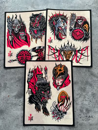 Image 5 of TRIPLE FACTION 9 FINE ART PRINTS PACK A