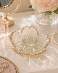 Image 6 of Tiny Glass Trinket Dish 