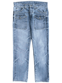 Image 1 of ‘11 PPFM Bush Pocket Cargo Light Wash Denim - 31