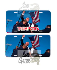 Trump Failed Attempt Full Image License Plate