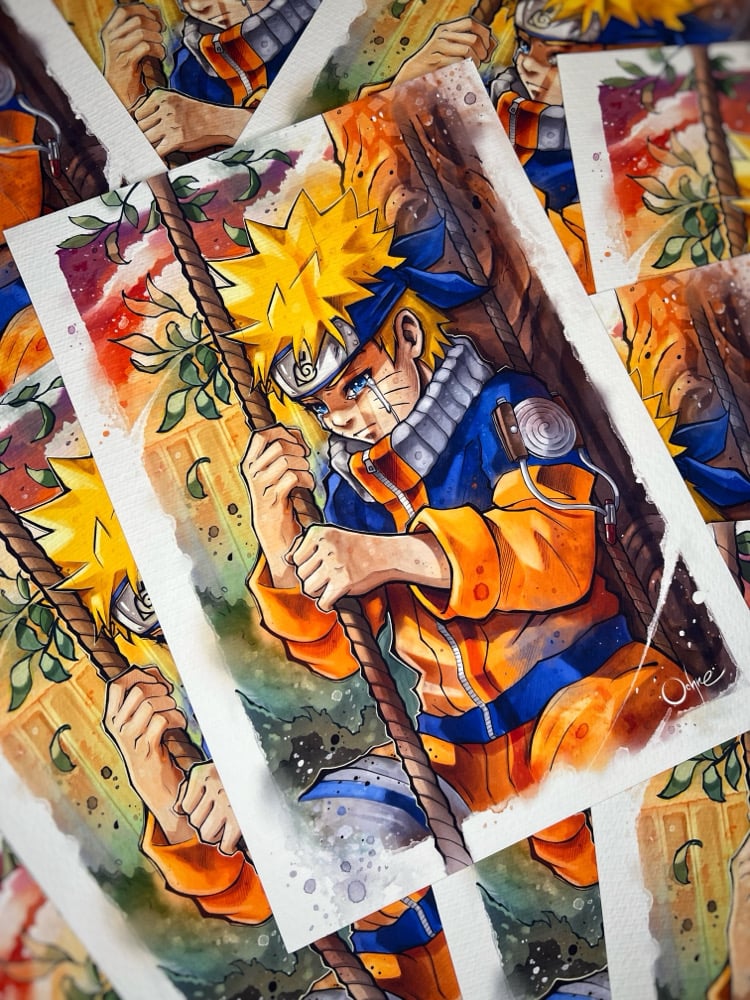 Ochre Fox — Watercolor Print