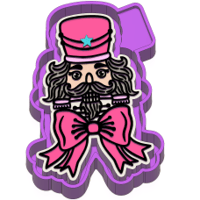 Nutcracker Freshie Mold